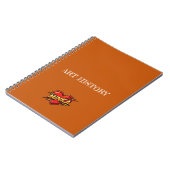 Carnet Minka Orange (Côté gauche)