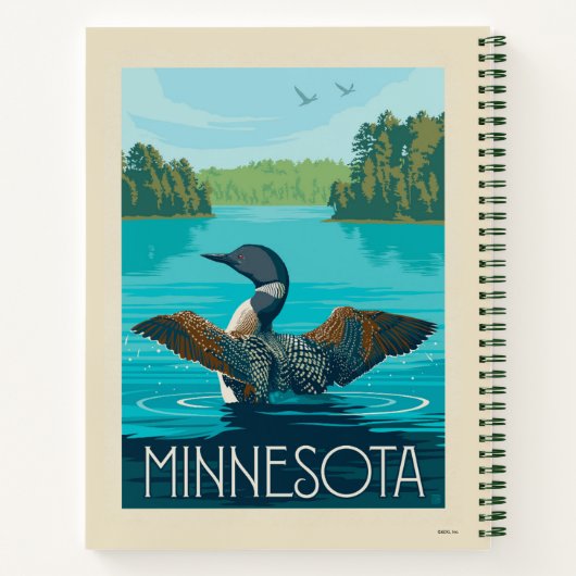 Carnet Minnesota | Loon (Dos)