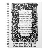 Carnet Minotaure de conscience citation de Nietzsche (Devant)