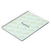 Carnet Mint Gold Eyelashes (Côté gauche)