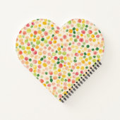Carnet Mint Pink Yellow Green Fruity Dots  (Dos)