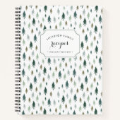 Carnet Minuscules arbres | Recette vacances (Devant)