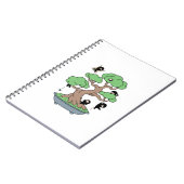 Carnet Minuscules Ninjas dans l'arbre de Bonsai (Côté gauche)