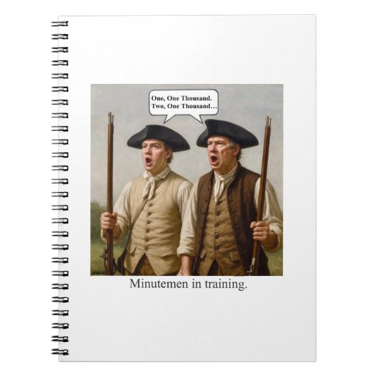 Carnet Minutemen en formation. (Devant)