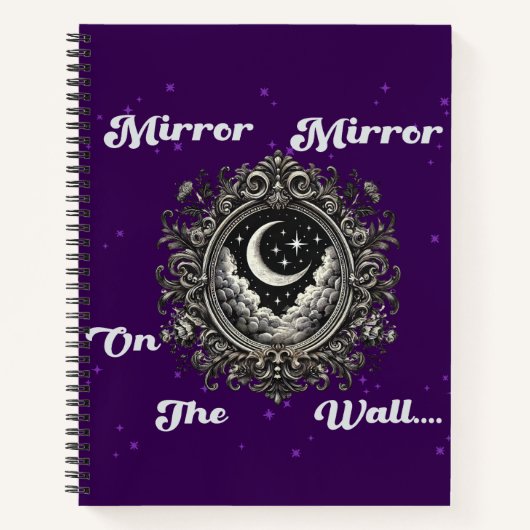 Carnet Miroir Miroir Sur Le Mur...Journal Lumineux (Devant)