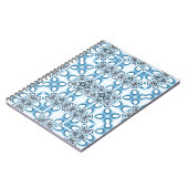 Carnet Miroirs Abstraits bleus (Côté gauche)