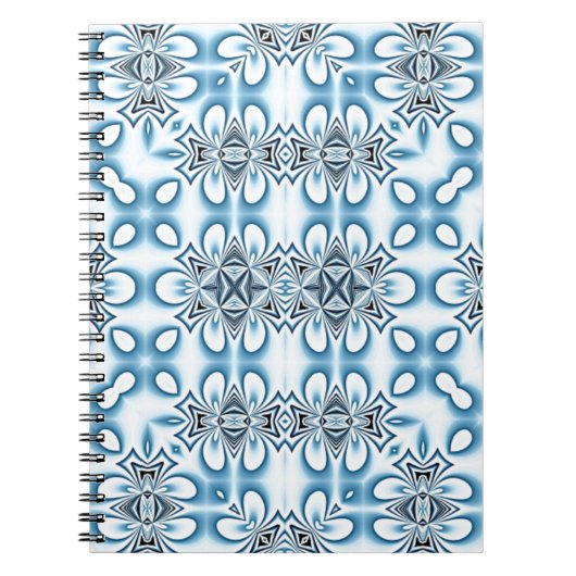 Carnet Miroirs Abstraits bleus (Devant)