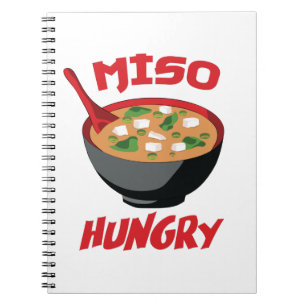 Carnet Miso Hungry Funny Food Kawaii
