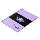 Carnet Miss America Lavender Crown Carnet- Nom personnali (Côté gauche)