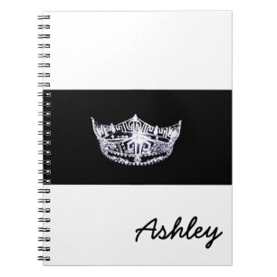 Carnet Miss America style Carnet-Couronne & Nom personnal