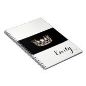Carnet Miss USA Silver Crown Carnet- Nom personnalisé (Côté Droit)