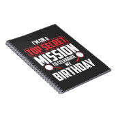 Carnet Mission extrêmement secrète de thème de fête (Côté Droit)