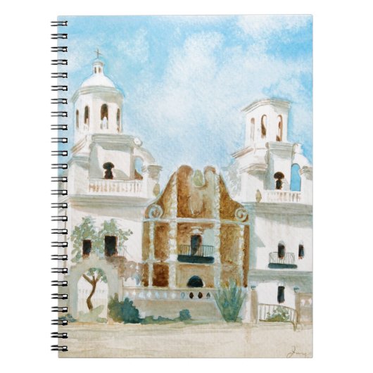 Carnet Mission San Xavier del Bac (Devant)