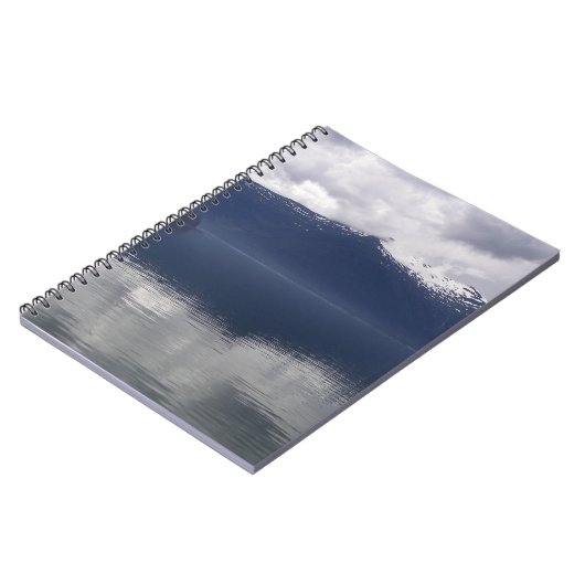 Carnet Misty Alaskan Sea dans les tons bleu (Côté gauche)