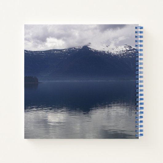 Carnet Misty Alaskan Sea dans les tons bleu (Dos)
