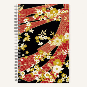 Carnet Mix floral Kimono Motif