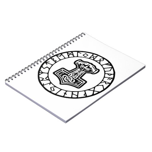 Carnet Mjölnir Thor’s Hammer 0033 #USAPatriotGraphics © (Côté gauche)