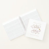 Carnet Mlle à Mme Watercolor Wedding planner Floral (Intérieur)