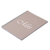 Carnet Mme (Côté gauche)