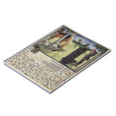 Carnet Mme 2597 au lever de soleil, coeur lit (Côté gauche)