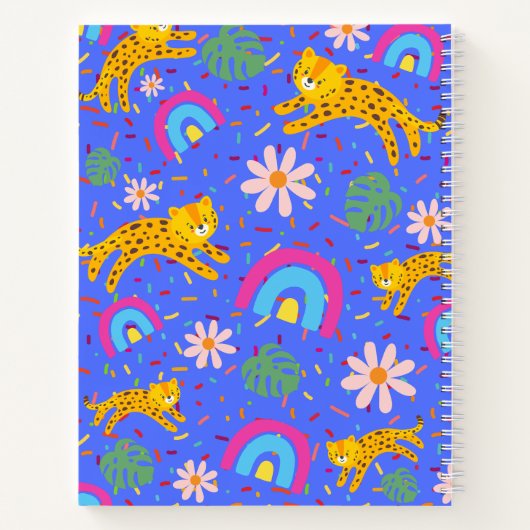 Carnet Mme Cheetah Confetti (Dos)