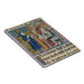 Carnet Mme la vue 95 f.268 MERLIN dicte l'histoire à (Côté Droit)