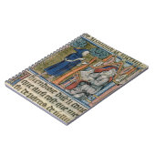 Carnet Mme la vue 95 f.268 MERLIN dicte l'histoire à (Côté gauche)