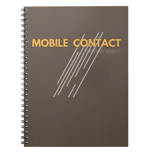 Carnet mobile (Devant)