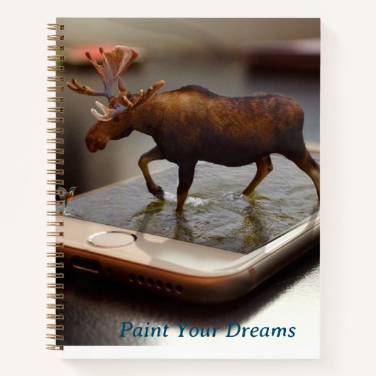 Carnet mobile 3D personnalisé (Devant)