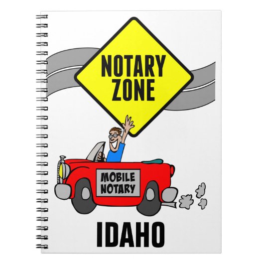 Carnet Mobile Nota Zone Red Sports Voiture Idaho (Devant)