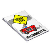 Carnet Mobile Notaire Zone Red Sports Car Massachusetts (Côté Droit)