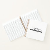 Carnet M'occuper de mes propres affaires de petit entrepr (Intérieur)