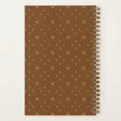 Carnet Mocha | Tournesol Zinnia doré (Verso)