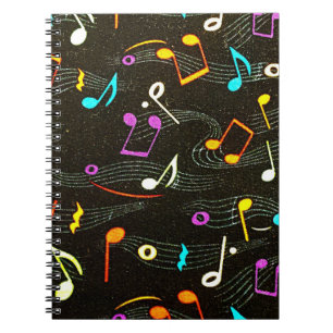 Carnet Mode à thème musical Design d'impression