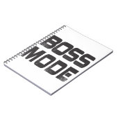 Carnet Mode Boss (Côté gauche)