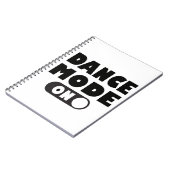 Carnet Mode Danse Sur La Citation Dansante Amusante (Côté gauche)