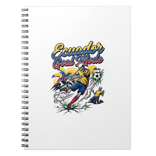 Carnet Mode de but Équateur Skeleton Striker Nations Dyna (Devant)