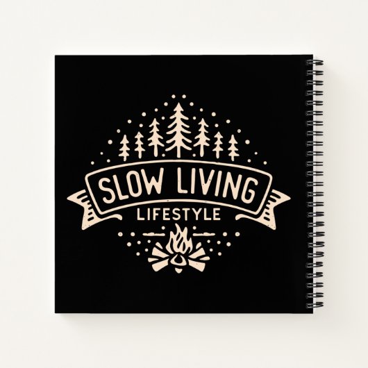Carnet Mode de vie lent (Dos)