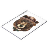 Carnet Mode d'ours d'aquarelle (Côté gauche)