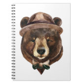 Carnet Mode d'ours d'aquarelle (Devant)