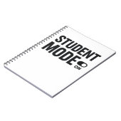 Carnet Mode Étudiant Activé – Motivation pour les Études (Côté gauche)