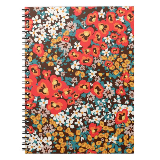 Carnet Mode florale printemps, robe femme d'été (Devant)