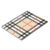 Carnet Mode géométrique écossaise motif (Côté gauche)