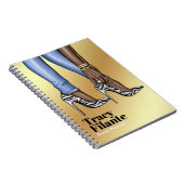 Carnet Mode Glamour Zèbre Chic (Côté Droit)