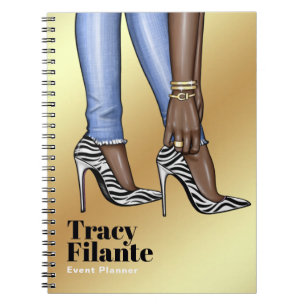 Carnet Mode Glamour Zèbre Chic