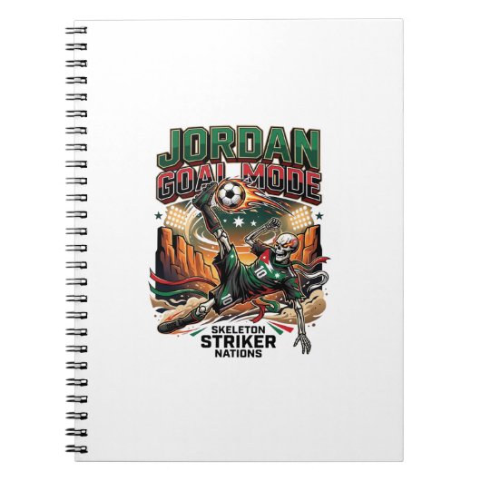 Carnet Mode Jordan Objectif Squelette Nations Striker Dyn (Devant)