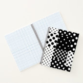 Carnet Mode noir blanc à pois Style Design (Intérieur)