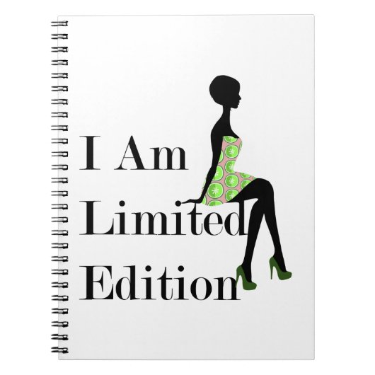 Carnet Mode Silhouette I Am Limited Edition Citation (Devant)