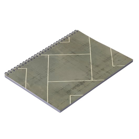 Carnet Modèle Abstrait avec formes géométriques (Côté gauche)