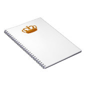 Carnet Modèle d'article de cadeau de couronne d'OR que (Côté Droit)